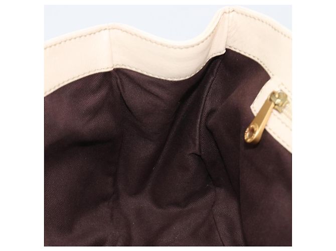 BALLY Tote Bag aus Leder Ivory Gold Auth 204370A Golden Roh - Ansicht 23