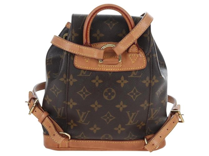 LOUIS VUITTON Monogram Montsouris PM Rucksack M51137 LV Auth 200756V Monogramm - Ansicht 2