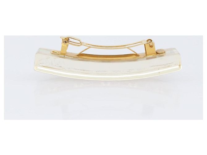 Fermi capelli CHANEL Valletta metallo Gold CC Auth 201528M D'oro - vista 10