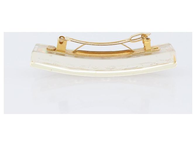 Fermi capelli CHANEL Valletta metallo Gold CC Auth 201528M D'oro - vista 19
