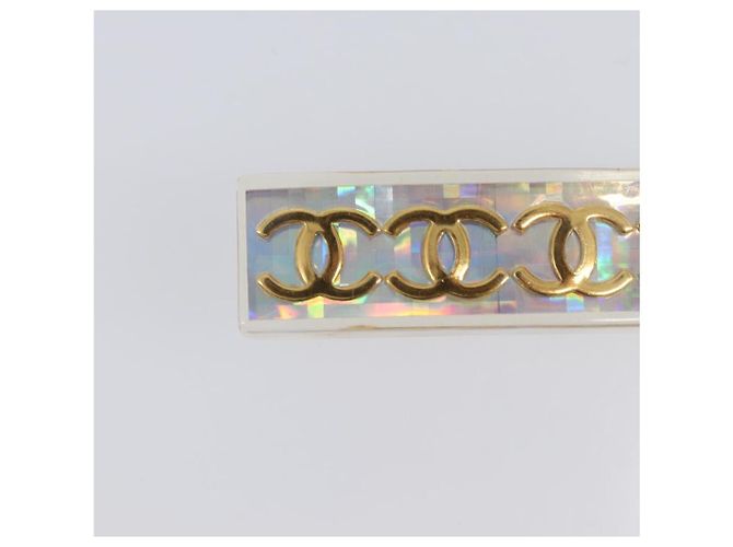 Fermi capelli CHANEL Valletta metallo Gold CC Auth 201528M D'oro - vista 2