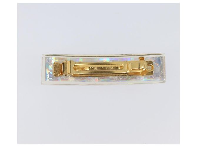 Fermi capelli CHANEL Valletta metallo Gold CC Auth 201528M D'oro - vista 5