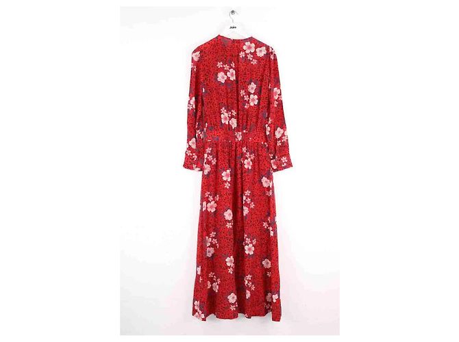 Vestido largo Remus rojo de seda Zadig & Voltaire Roja - vista 3