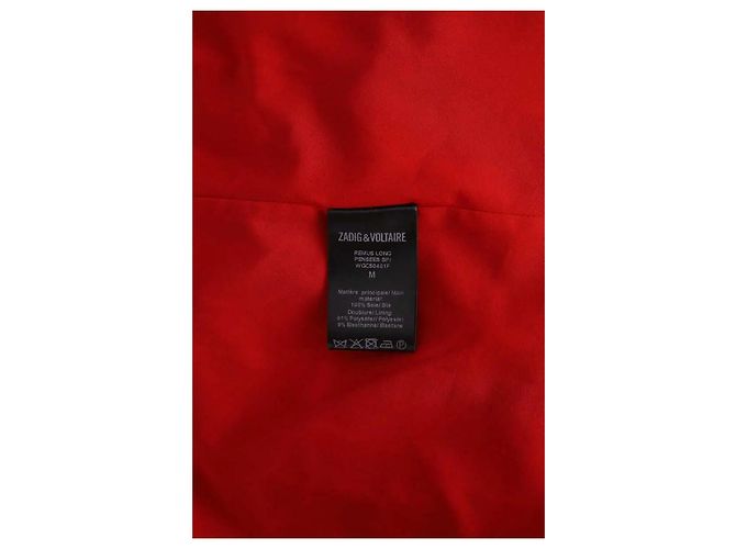Vestido largo Remus rojo de seda Zadig & Voltaire Roja - vista 6
