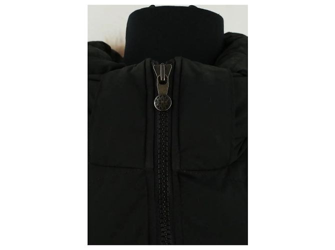 Piumino Pyrenex nero con pelliccia XXL - vista 2