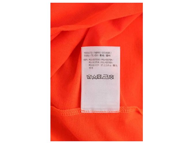 Camiseta Balenciaga naranja de algodón - vista 7