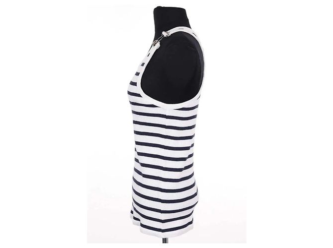 Jean Paul Gaultier Top sin mangas azul marino - vista 3