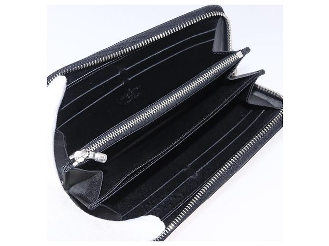 LOUIS VUITTON Epi Zippy Wallet Long Wallet Black M64838 LV Auth 167705 Nero - vista 10