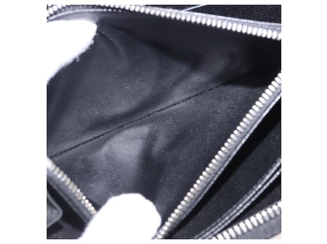 LOUIS VUITTON Epi Zippy Wallet Long Wallet Black M64838 LV Auth 167705 Nero - vista 11