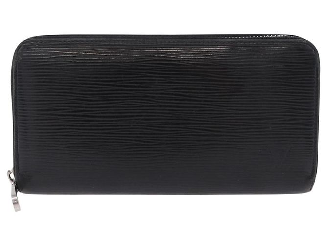 LOUIS VUITTON Epi Zippy Wallet Long Wallet Black M64838 LV Auth 167705 Nero - vista 13