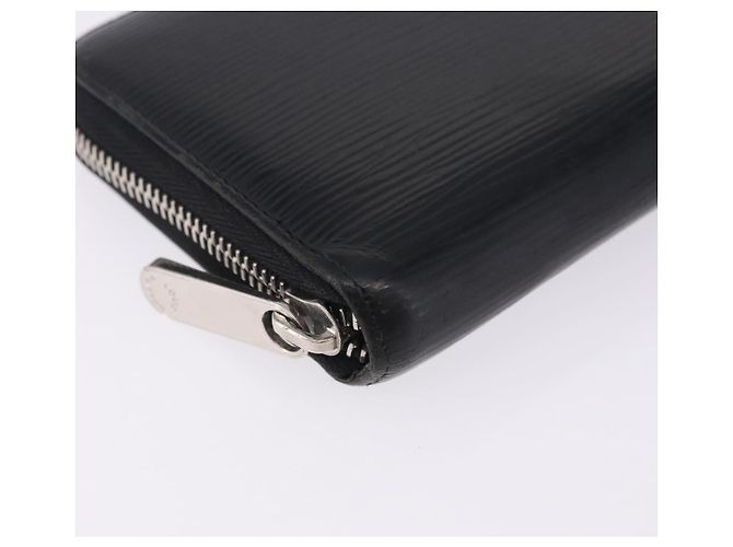 LOUIS VUITTON Epi Zippy Wallet Long Wallet Black M64838 LV Auth 167705 Nero - vista 14