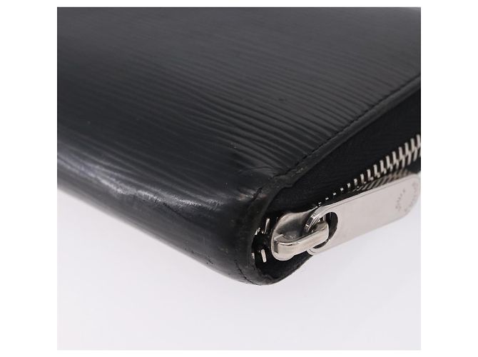LOUIS VUITTON Epi Zippy Wallet Long Wallet Black M64838 LV Auth 167705 Nero - vista 17