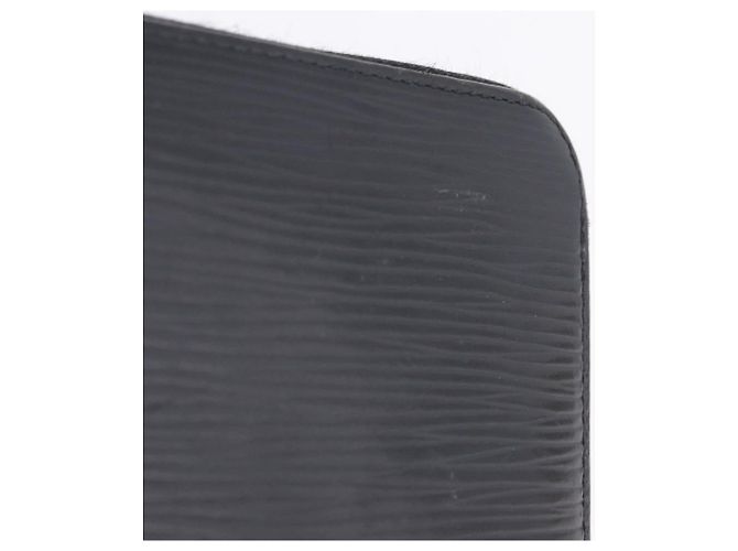 LOUIS VUITTON Epi Zippy Wallet Long Wallet Black M64838 LV Auth 167705 Nero - vista 2
