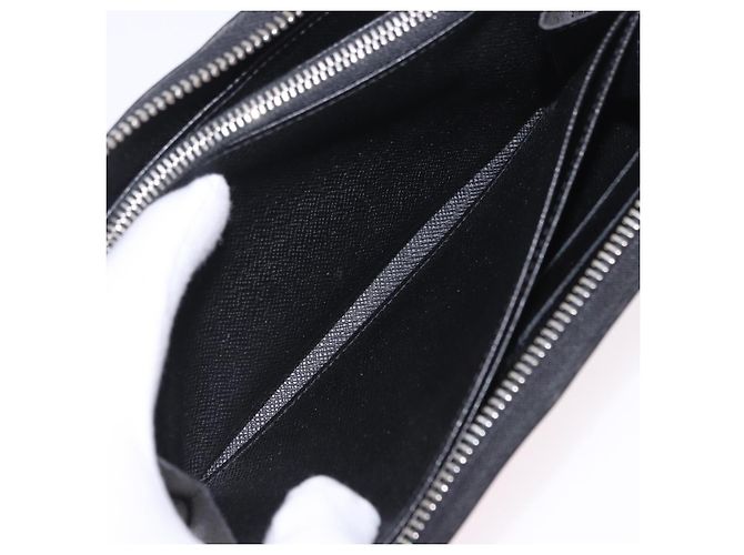 LOUIS VUITTON Epi Zippy Wallet Long Wallet Black M64838 LV Auth 167705 Nero - vista 21