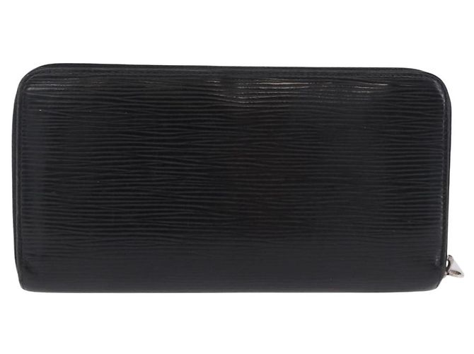 LOUIS VUITTON Epi Zippy Wallet Long Wallet Black M64838 LV Auth 167705 Nero - vista 3