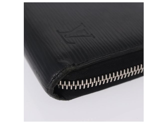 LOUIS VUITTON Epi Zippy Wallet Long Wallet Black M64838 LV Auth 167705 Nero - vista 5