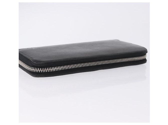LOUIS VUITTON Epi Zippy Wallet Long Wallet Black M64838 LV Auth 167705 Nero - vista 7