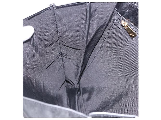 Borsa a tracolla CHANEL in pelle blu e oro CC Auth 203466A D'oro - vista 24