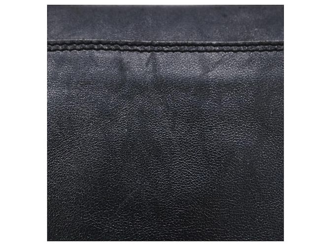 Borsa a tracolla CHANEL in pelle blu e oro CC Auth 203466A D'oro - vista 5