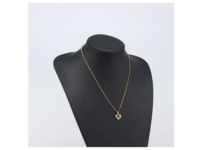 Collana Christian Dior Metallo Tono Oro Auth 203714 - vista 14