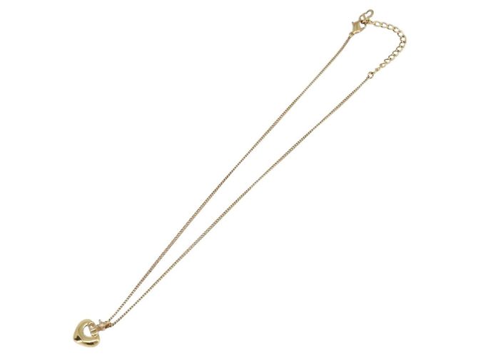 Collana Christian Dior Metallo Tono Oro Auth 203714 - vista 2