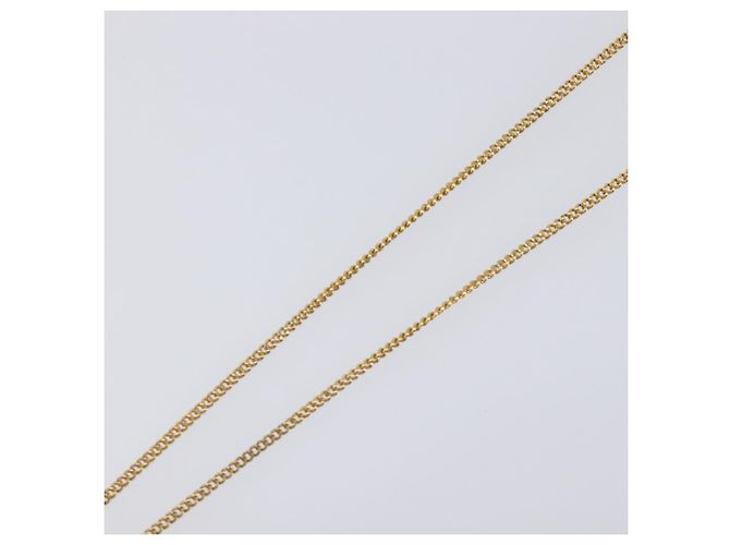 Collana Christian Dior Metallo Tono Oro Auth 203714 - vista 5
