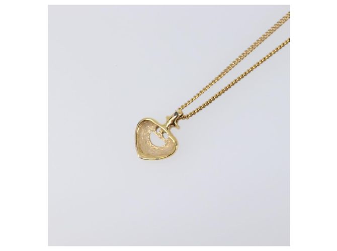 Collana Christian Dior Metallo Tono Oro Auth 203714 - vista 9
