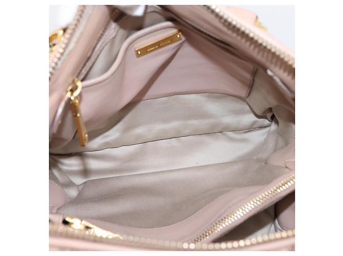 Borsa a mano Miu Miu Matelassé in pelle 2way Rosa Oro Auth 204868 D'oro - vista 11