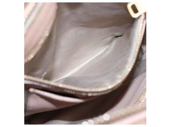 Borsa a mano Miu Miu Matelassé in pelle 2way Rosa Oro Auth 204868 D'oro - vista 26
