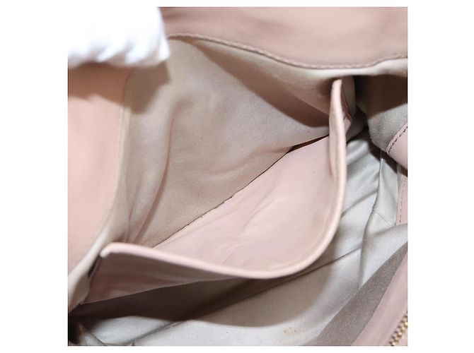 Borsa a mano Miu Miu Matelassé in pelle 2way Rosa Oro Auth 204868 D'oro - vista 30