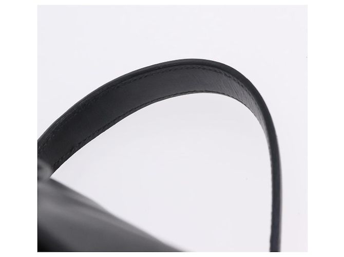 Borsa a mano Miu Miu in pelle 2way Nero Tono Oro Auth ka6192A - vista 15