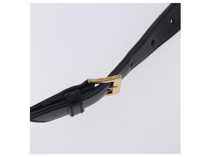 Borsa a mano Miu Miu in pelle 2way Nero Tono Oro Auth ka6192A - vista 19