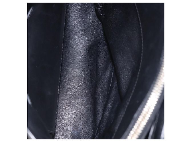 Borsa a mano Miu Miu in pelle 2way Nero Tono Oro Auth ka6192A - vista 35