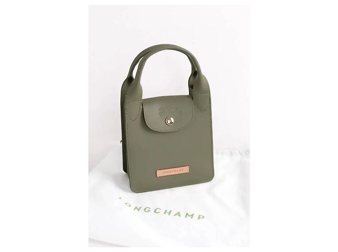 Longchamp Mini sac Pilage kaki - vue 6