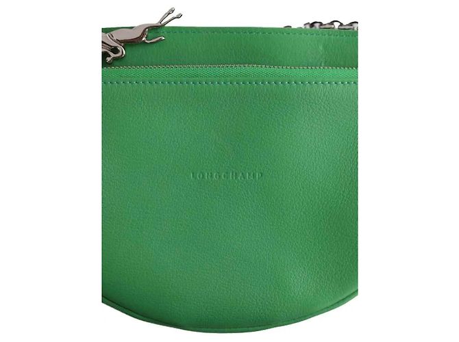 Longchamp Saco de ombro Smile verde - vista 2