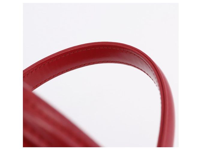 Borsa a mano LOUIS VUITTON Epi Cannes Rossa M48037 LV Auth 203110V Rosso - vista 14