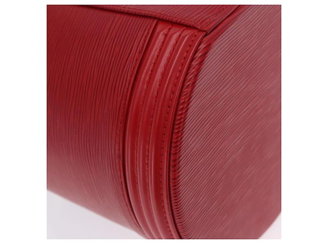 Borsa a mano LOUIS VUITTON Epi Cannes Rossa M48037 LV Auth 203110V Rosso - vista 18