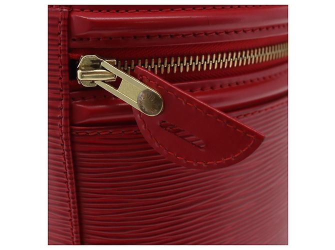 Borsa a mano LOUIS VUITTON Epi Cannes Rossa M48037 LV Auth 203110V Rosso - vista 20