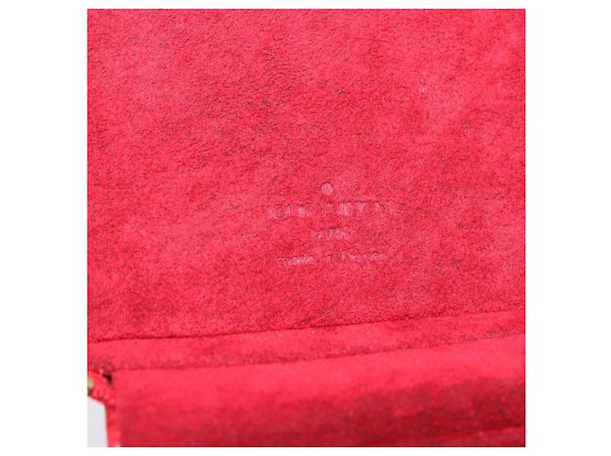 Borsa a mano LOUIS VUITTON Epi Cannes Rossa M48037 LV Auth 203110V Rosso - vista 21