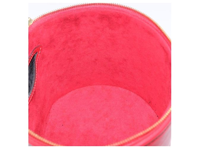 Borsa a mano LOUIS VUITTON Epi Cannes Rossa M48037 LV Auth 203110V Rosso - vista 25