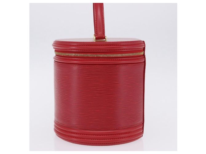 Borsa a mano LOUIS VUITTON Epi Cannes Rossa M48037 LV Auth 203110V Rosso - vista 3