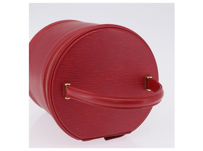 Borsa a mano LOUIS VUITTON Epi Cannes Rossa M48037 LV Auth 203110V Rosso - vista 6