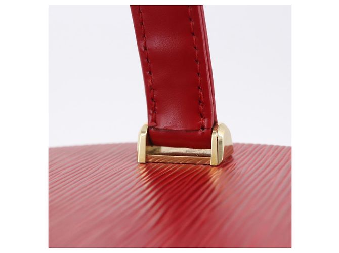 Borsa a mano LOUIS VUITTON Epi Cannes Rossa M48037 LV Auth 203110V Rosso - vista 8
