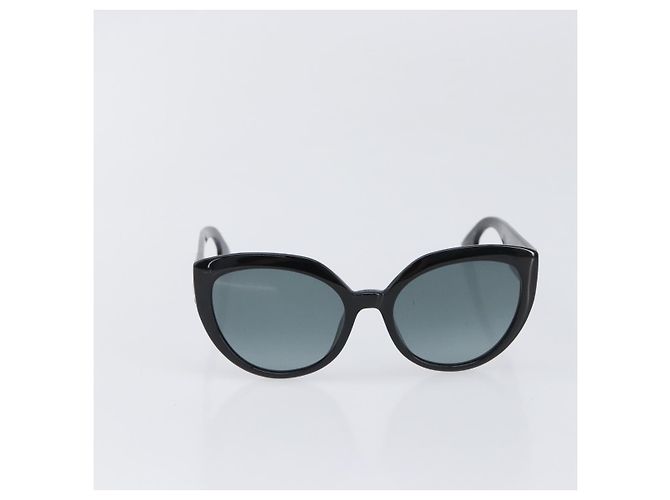 Occhiali da sole Christian Dior Plastica Nero Oro Auth 203630M D'oro - vista 13