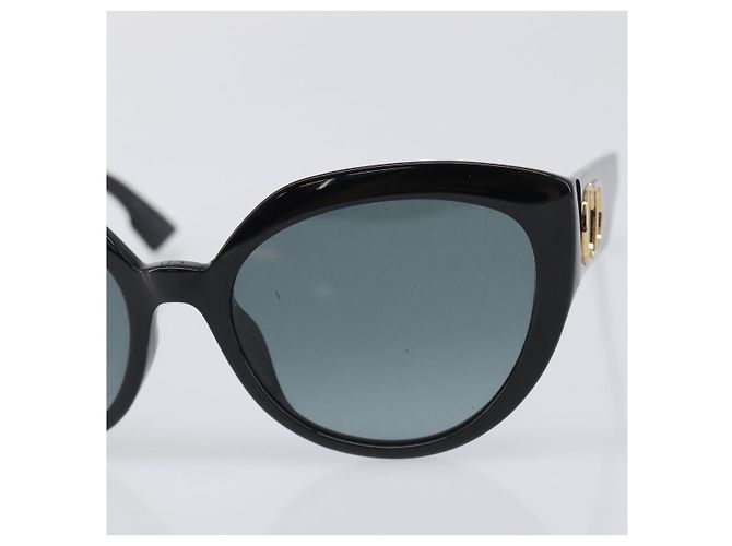 Occhiali da sole Christian Dior Plastica Nero Oro Auth 203630M D'oro - vista 6