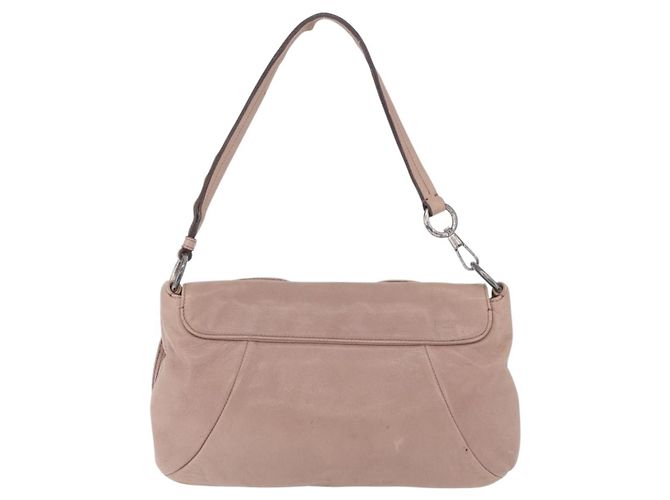 Autre Marque Borsa a tracolla SAINT LAURENT Naja in pelle rosa argento Auth 204375 - vista 2