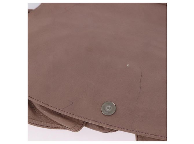 Autre Marque Borsa a tracolla SAINT LAURENT Naja in pelle rosa argento Auth 204375 - vista 24