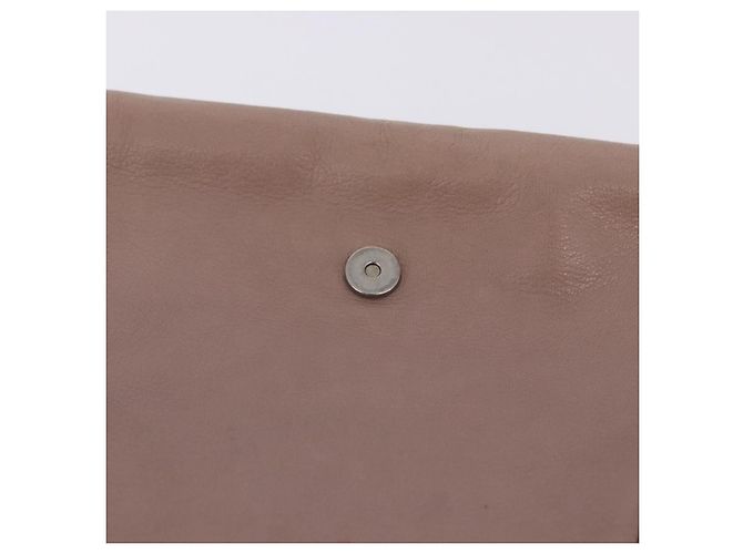 Autre Marque Borsa a tracolla SAINT LAURENT Naja in pelle rosa argento Auth 204375 - vista 25