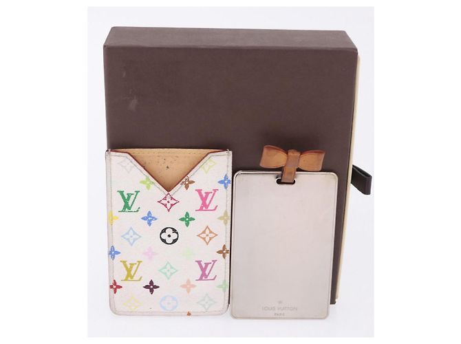 LOUIS VUITTON Monogram Multicolor Etui Miroir Mirror White M92651 Auth BA15522 - view 12