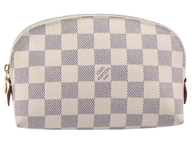 LOUIS VUITTON Damier Azur Pochette Cosmetic PM Pouch N60024 LV Auth ar14175A - vista 13